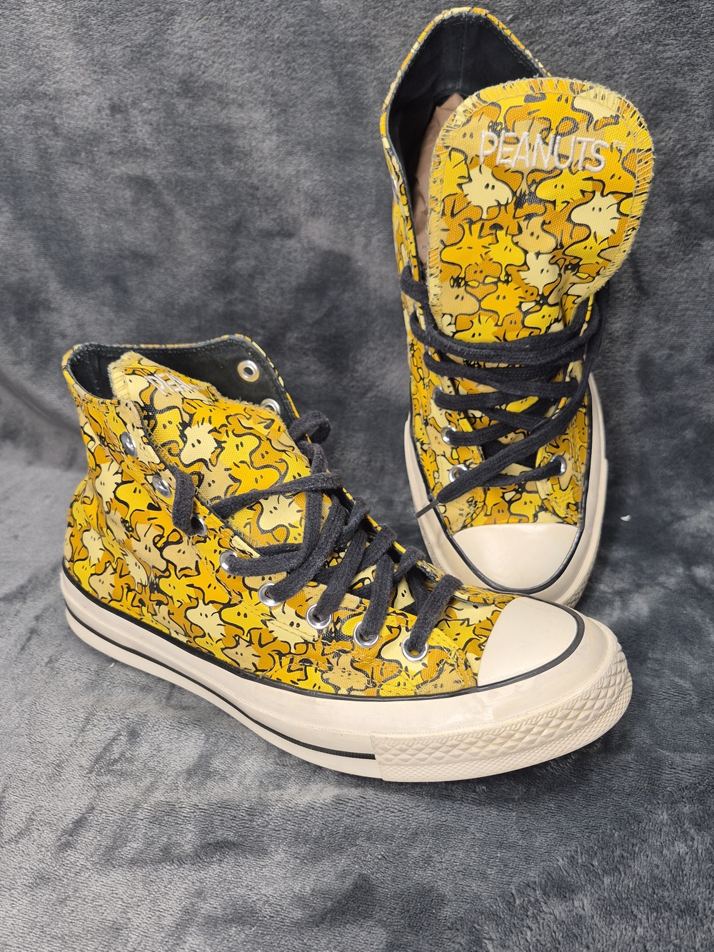 Converse Peanuts x Chuck 70 High Top Woodstock Camo Size 8.5M/10.5 A01871C